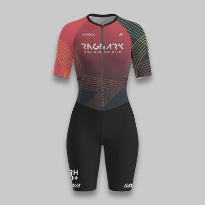 RAGNARK WOMEN'S SHORT SLEEVE TRIATHLON ONE-PIECE SUIT 65SP