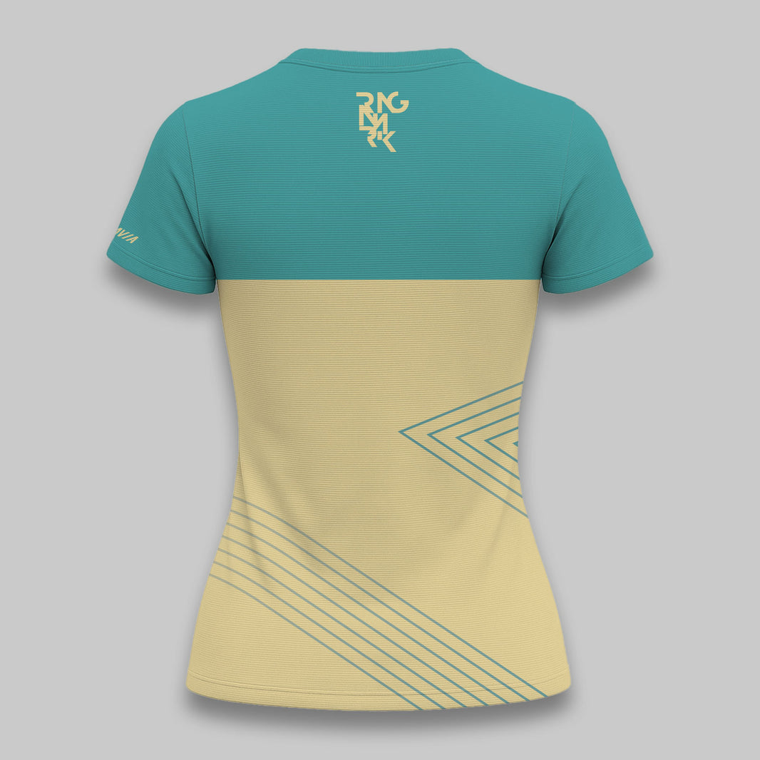 WOMEN'S RAGNARK BLUE HEAT-SEALED T-SHIRT 65SP