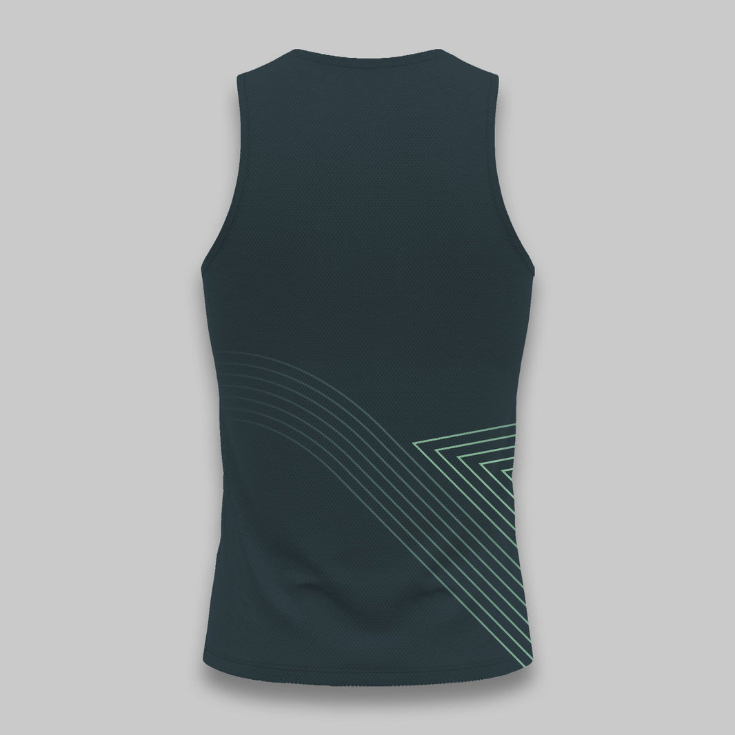 RAGNARK MEN'S GREEN THERMOSEALED SINGLET 65SP