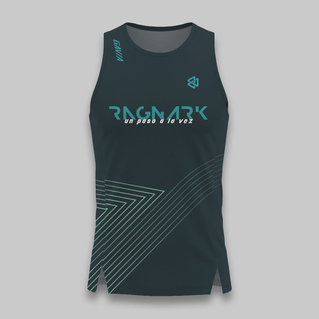 RAGNARK MEN'S GREEN THERMOSEALED SINGLET 65SP
