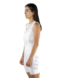BIB 65 SP PANTALONETA DE CICLISMO PAD ITALIANO BLANCO