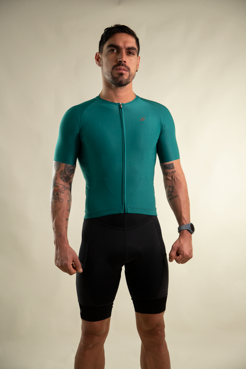 JERSEY 55 SP MANGA CORTA PURE NATURE VERDE - Gavia